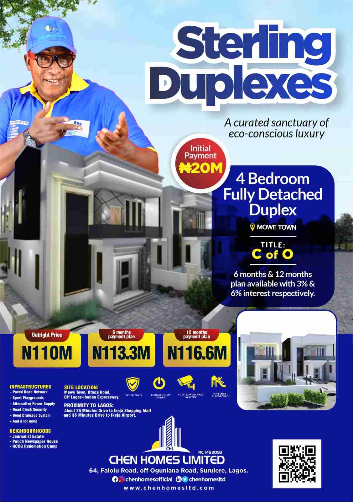 4 BEDROOM STERLING DUPLEXES